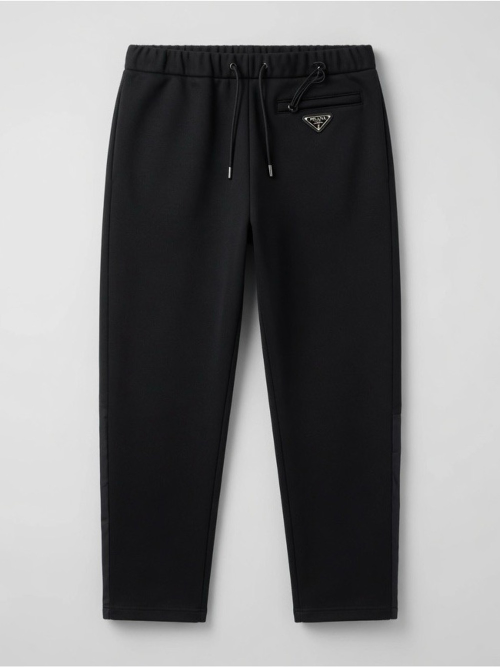 Prada Navy Logo-Trim Joggers